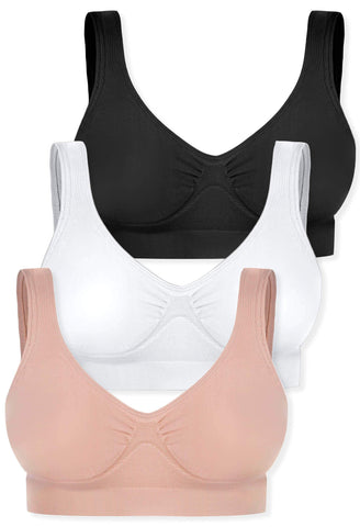 Wirefree Lace Minimiser Bra for Big Boobs