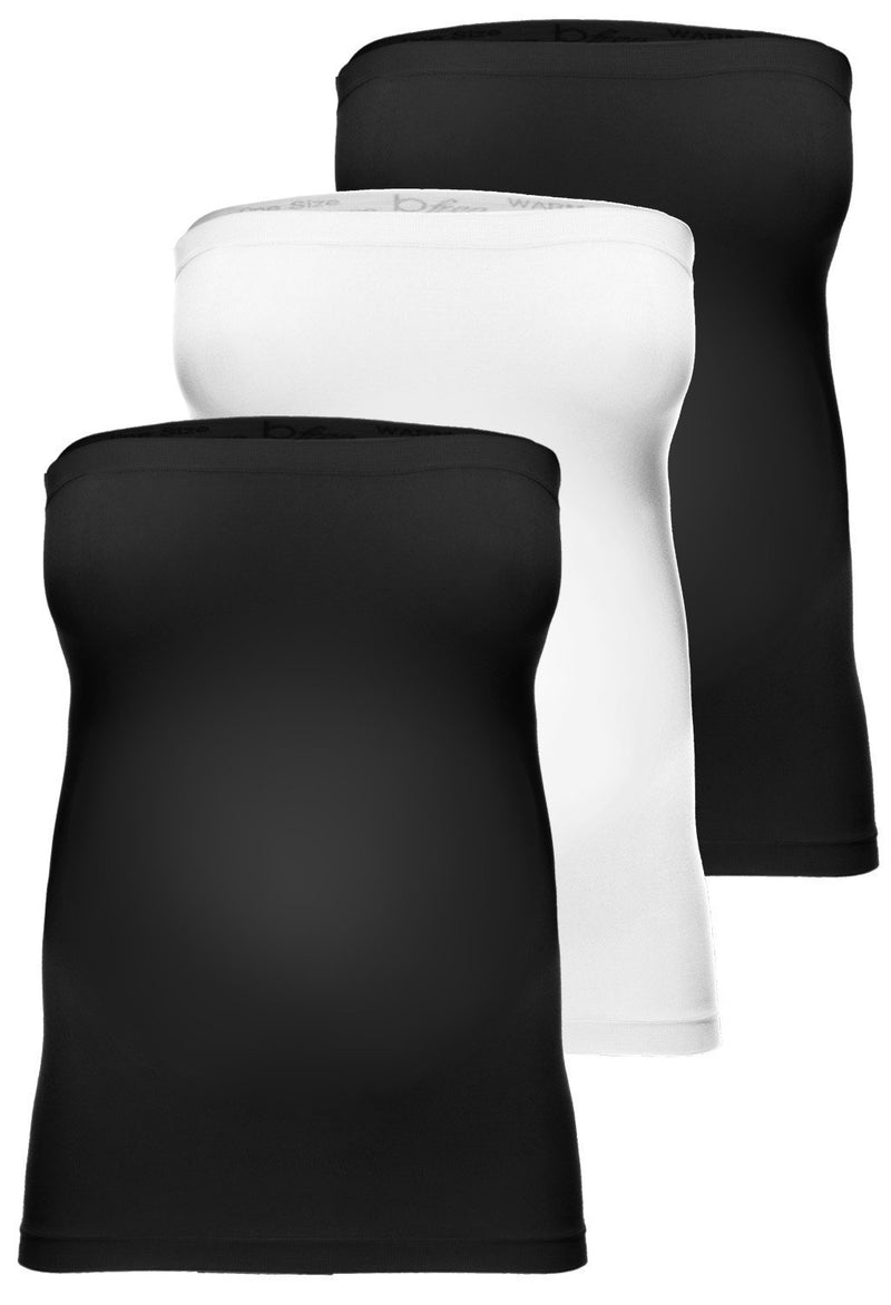 Maternity Strapless Tube Top/Skirt - 3 Pack