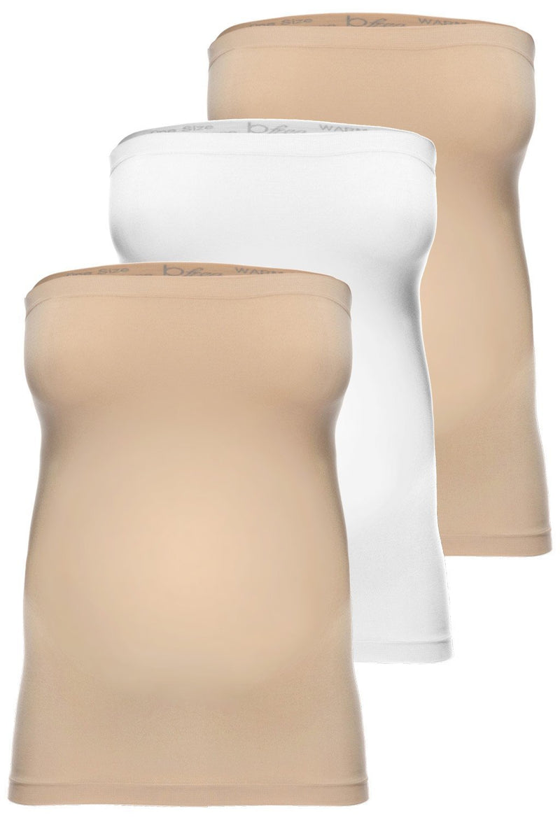 Maternity Strapless Tube Top/Skirt - 3 Pack