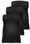 black maternity tops