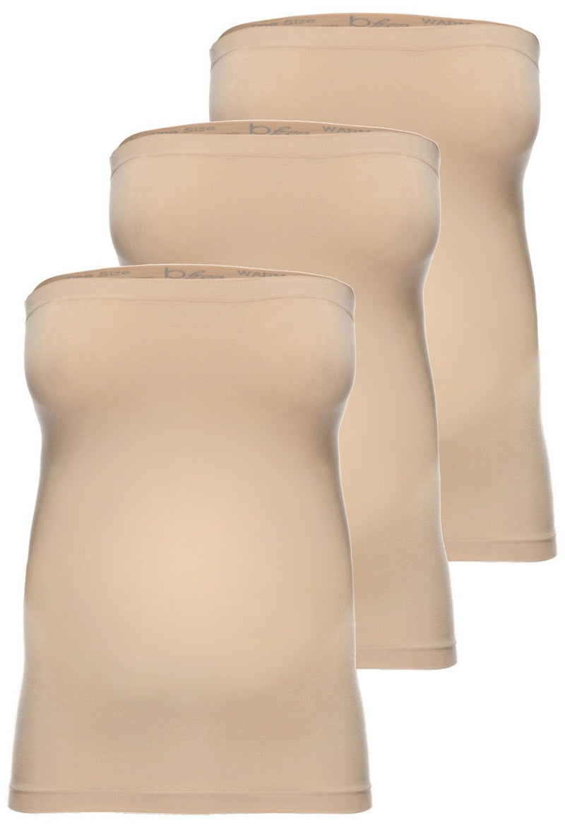 Maternity Strapless Tube Top/Skirt - 3 Pack