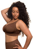 Chocolate & Tan Minimiser Wire Free Bra - 2 PACK