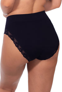 Invisible Lace Contour High Cut Brief