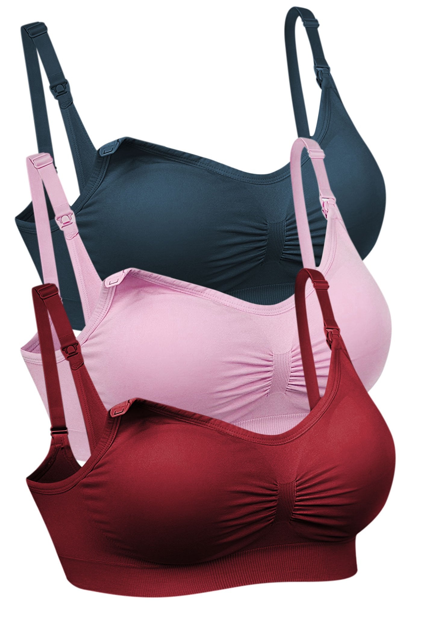 Bamboo Maternity & Nursing Bra - Fancy 3 Pack