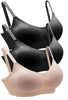 Bamboo Padded Wire Free Bra - Neutrals 3 Pack