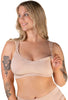 Cushion Padded Strap Wire Free Maternity & Nursing Bra and High Cut Brief Set