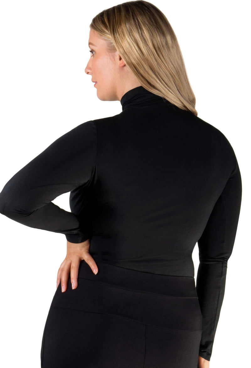 Ultra Soft Modal Turtleneck Top - 2 Pack