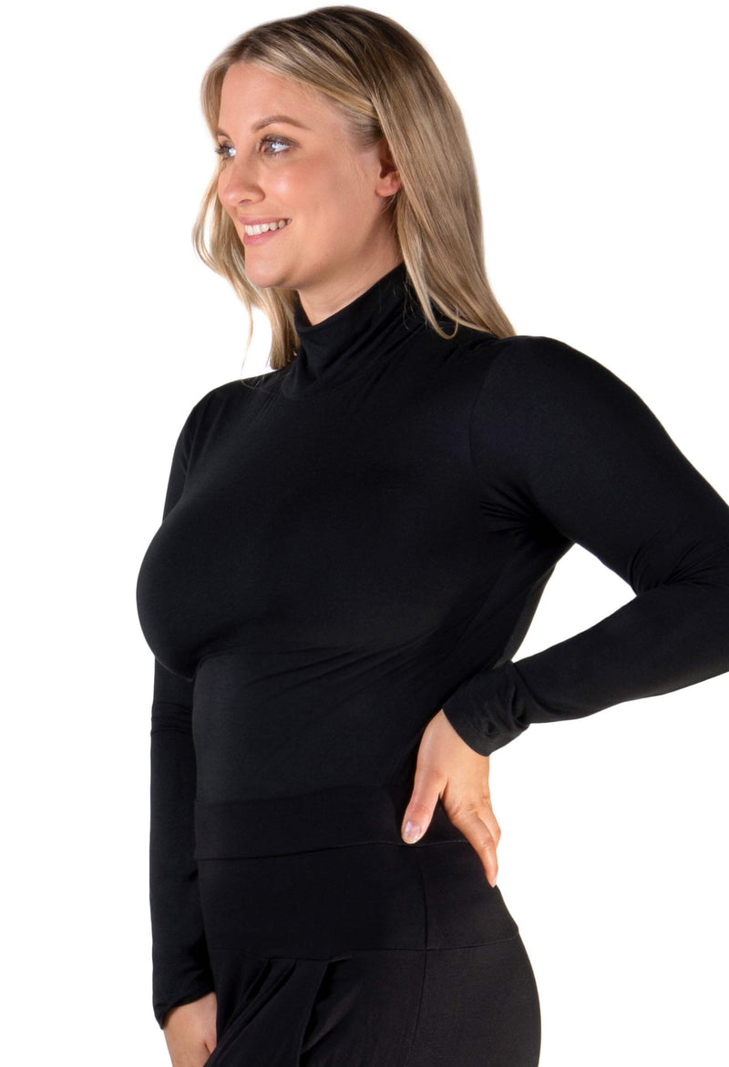 Super Soft Modal Turtleneck Thermal Top