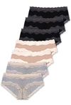 Maternity Cotton Low Rise Hipster Brief 7 Pack