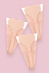 No Panty Line Invisible Strapless Stick On G String - 3 Pack