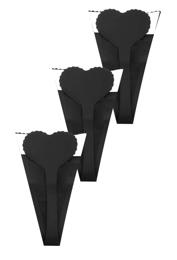 black thong set