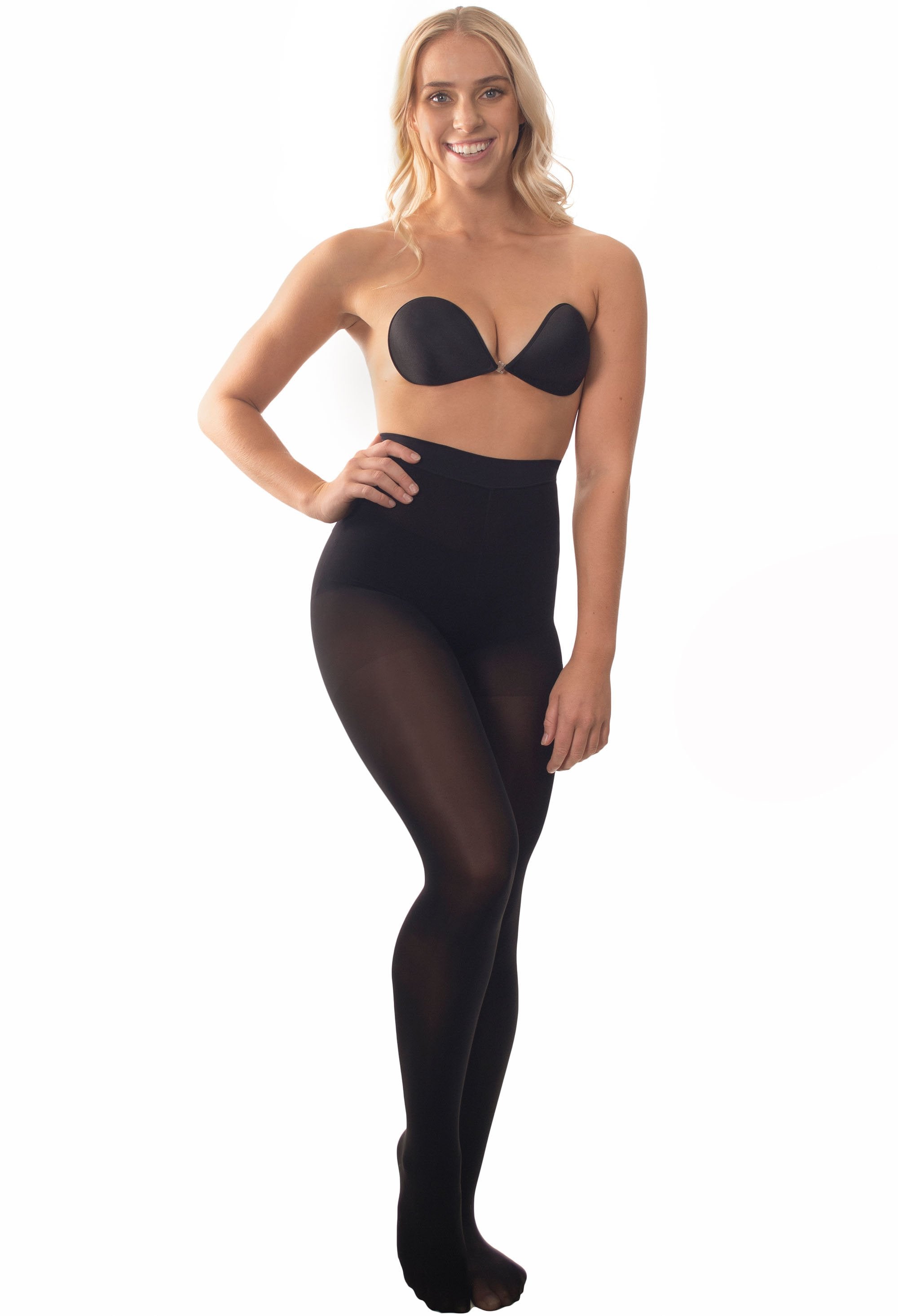 Ladder Resistant Shaping Pantyhose Black – B Free Australia