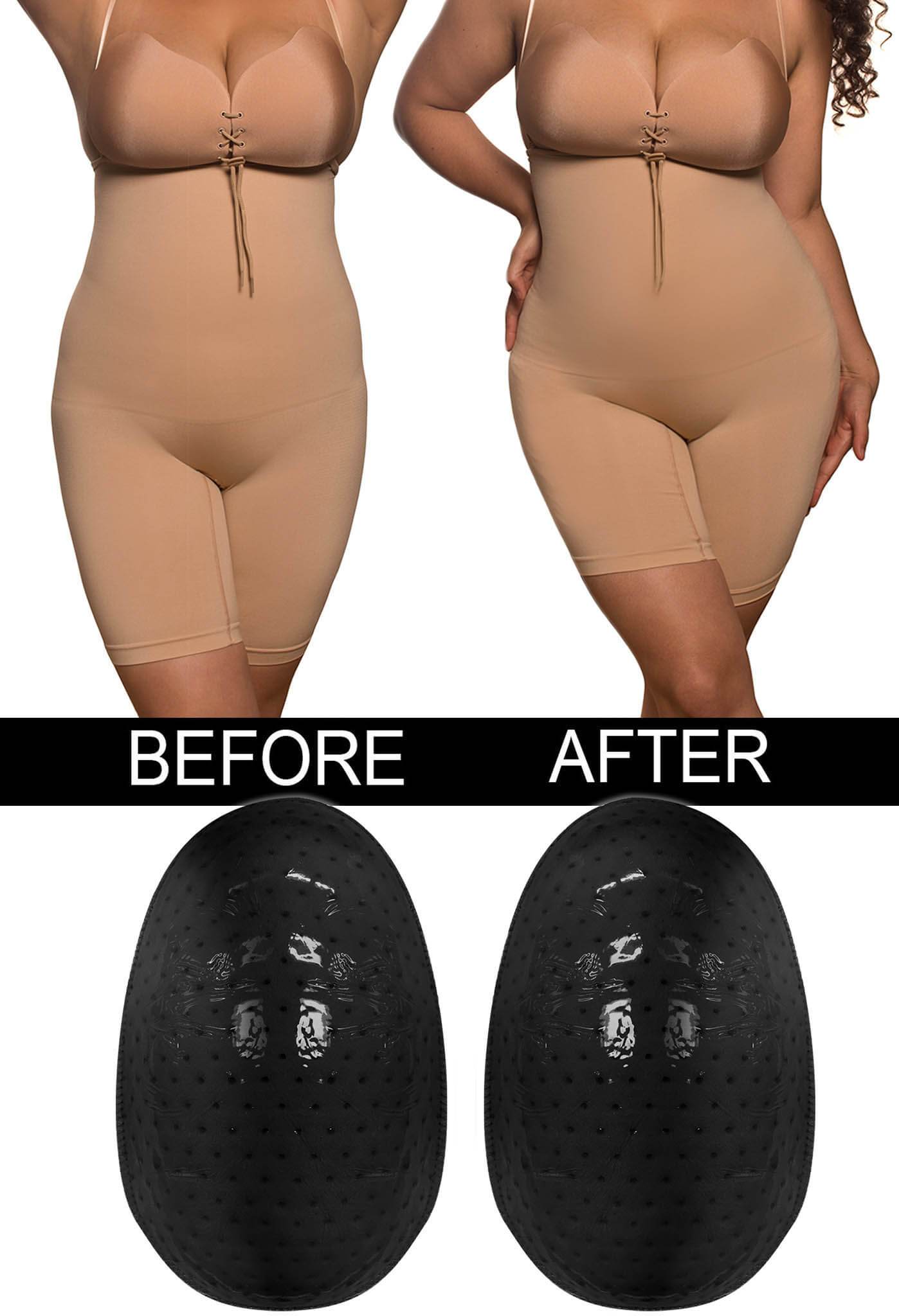Stick On Hip/Booty Boosters, Padded Shapewear