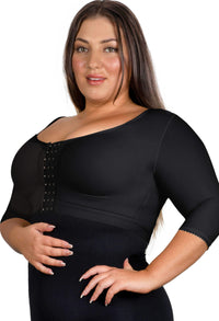 Plus Size Front Closure Arm Shaping Top