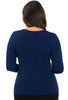 Curvy Bamboo 3/4 Sleeve Top