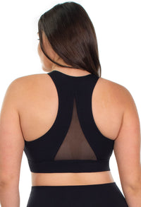 Maternity & Nursing Mesh Racer Back Sports Bra