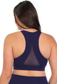 Maternity & Nursing Mesh Racer Back Sports Bra