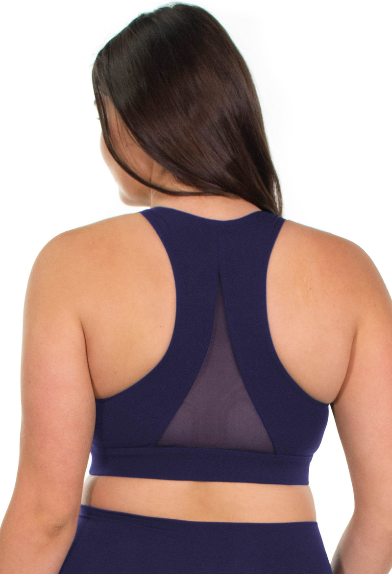 Maternity & Nursing Mesh Racer Back Sports Bra - 3 Pack