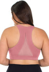 Maternity & Nursing Mesh Racer Back Sports Bra - 3 Pack