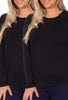 Bamboo Long Sleeve Relaxed Fit Tee - 2 Pack