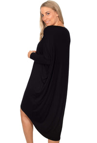 Bamboo Long Sleeve Tunic Dress