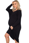 Maternity Bamboo Long Sleeve Tunic Dress