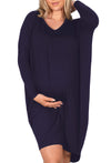 Maternity Bamboo Long Sleeve Tunic Dress