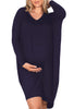 Maternity Bamboo Long Sleeve Tunic Dress