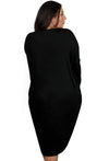 Plus Size Bamboo Long Sleeve Tunic Dress