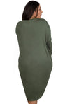 Plus Size Bamboo Long Sleeve Tunic Dress