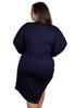 Plus Size Bamboo Long Sleeve Tunic Dress