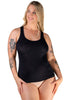 Wide strap everyday super soft cotton tank top