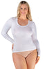 Superfine﻿ 100% Cotton Long Sleeve Top - 2 Pack