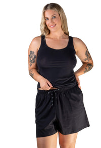 100% Cotton Tank Tops and 100% Cotton Lounge Shorts Set