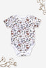 Short Sleeve Baby Bodysuit - 100% Organic Cotton - Native Aussie Animals