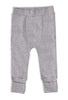 Comfy Baby Pants - 100% Organic Cotton - Grey Melange