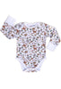 Long Sleeve Baby Bodysuit - 100% Organic Cotton - Native Aussie Animals