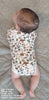 100% Organic Cotton Short Sleeve Baby Bodysuit - Native Aussie Animals