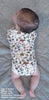 Long Sleeve Baby Bodysuit - 100% Organic Cotton - Native Aussie Animals