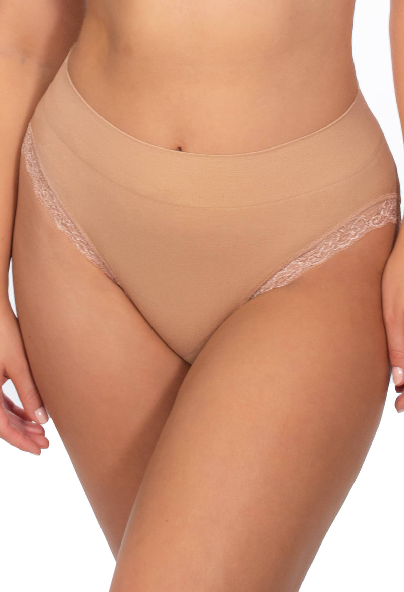 Invisible Lace Contour High Cut Brief