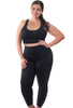 plus size gymwear light to medium compression leggings perfect for yoga pilates weightlifting or any high impact activity
