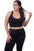Mesh Racer Bra + High Waisted Leggings Athleisure Set