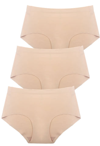 Invisible Lace Contour High Cut Brief - 3 Pack