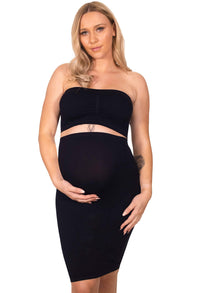 Maternity Strapless Mini Slip Dress/Skirt - 3 Pack
