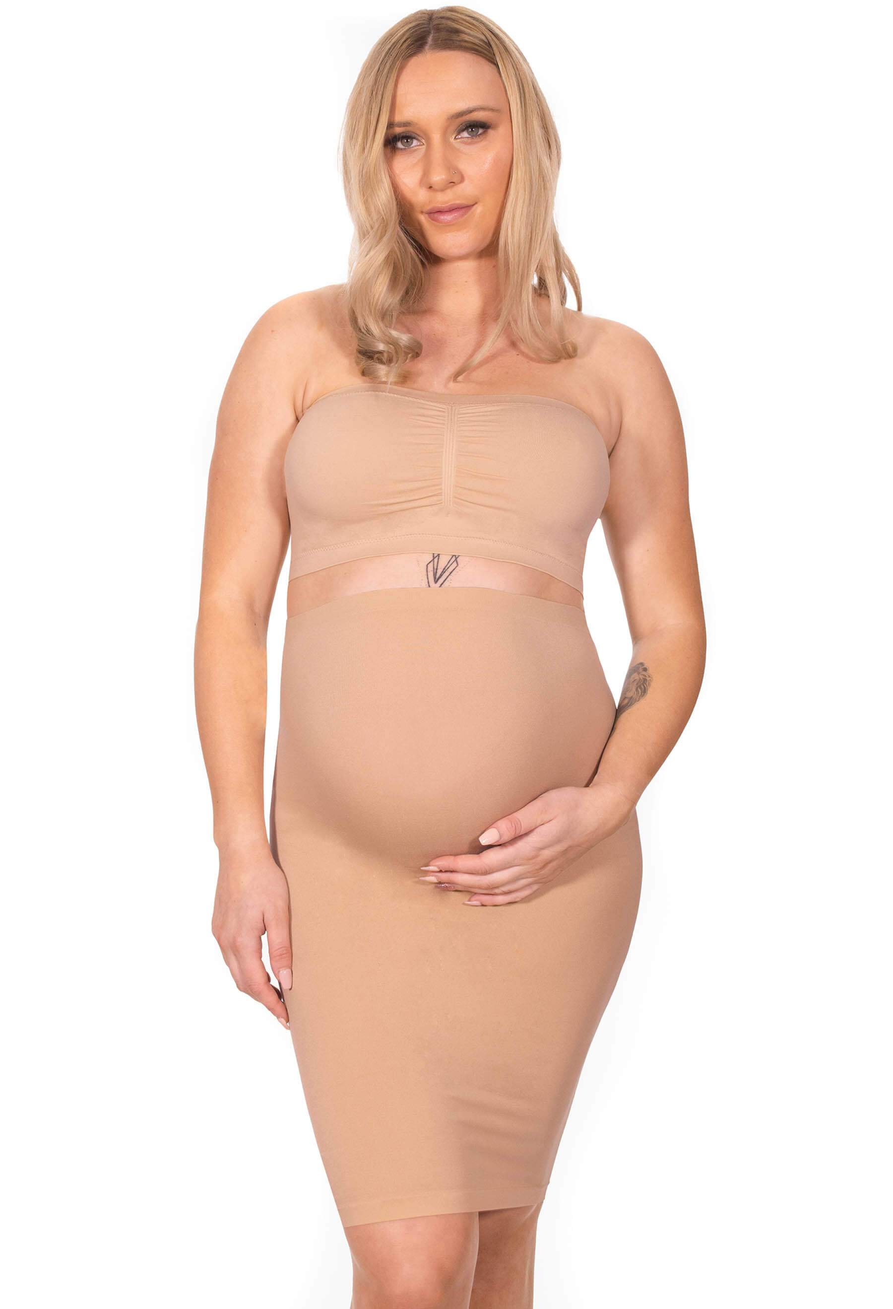 Maternity Strapless Mini Slip Dress - 3 Pack
