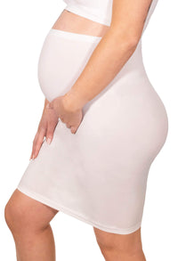 Maternity High Waist Slip Skirt