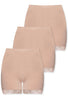 High Rise Cotton Thermal Petite Shorts - 3 Pack