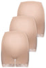 Maternity Anti Chafing High Rise Petite Cotton Shorts - 3 Pack