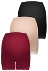Maternity Anti Chafing High Rise Petite Cotton Shorts - 3 Pack