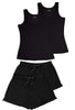 100% Cotton Tank Tops and 100% Cotton Frill Shorts Set